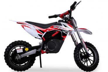 Preview: Kinder Mini Elektro Crossbike Gazelle 500 Watt verstärkte Gabel